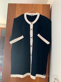 Elegante golfino in cotone manica corta