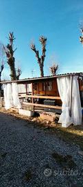 Roulotte con casetta stanziale