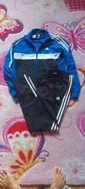 tuta adidas blu