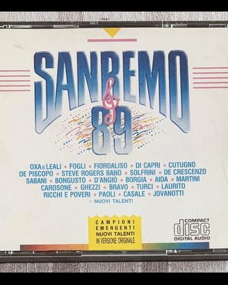 Vari Box 2 Cd Sanremo 89 1989 Cbs 465077 2 Raro