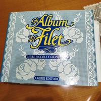 L'album del filet e uncinetto 3 volumi  1993/1995