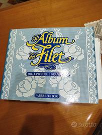 L'album del filet e uncinetto 3 volumi  1993/1995
