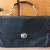 Borsa da donna nera in pelle Melluso vintage