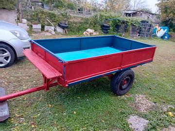 Carrello per motozzappa