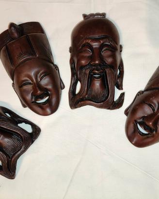 maschere etnia orientale 