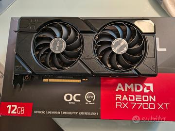 scheda video Asus readon rx7700 XT 