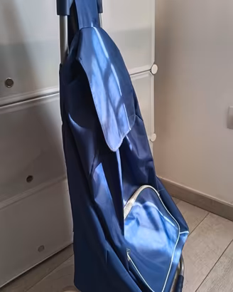 Carrellino per la spesa Blu/Bianco