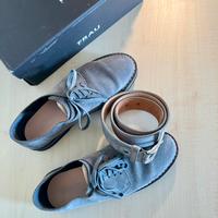 Scarpe  polacchine e cintura Frau taupe 40