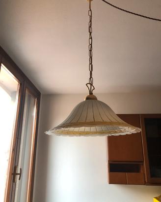 Lampadario cucina in vetro