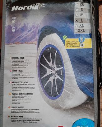 calze da neve per auto  omologate 