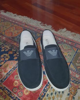 Scarpe mocassini uomo Armani 40 blu