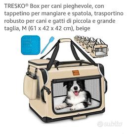trasportino  grande per cani nuovo mai usato