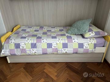 Letto singolo più letto estraibile