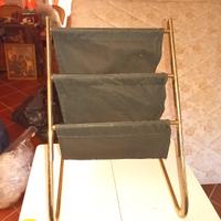 Porta riviste ottone