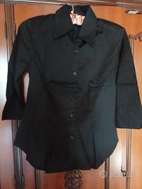 camicia nera nuova tg. M