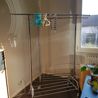 1 carrello appendiabiti professionali