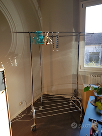 1 carrello appendiabiti professionali