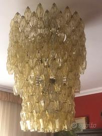 Lampadario Venini poliedri Designer Scarpa Carlo