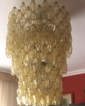 Lampadario Venini poliedri Designer Scarpa Carlo