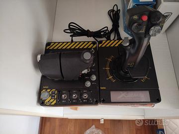 Joystick+Manetta Saitek Flight Simulator