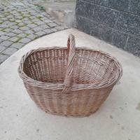 CESTO IN VIMINI VINTAGE