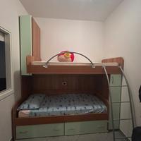 Cameretta  con letto a castello
