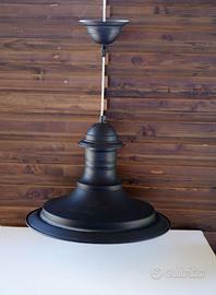 4 Lampade da soffito nere a sospensione