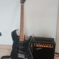 CHITARRA ELETTRICA CON AMPLIFICATORE