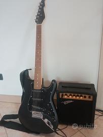 CHITARRA ELETTRICA CON AMPLIFICATORE