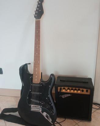 CHITARRA ELETTRICA CON AMPLIFICATORE