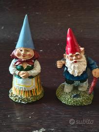 Statuine David Gnomo e sua moglie Lisa