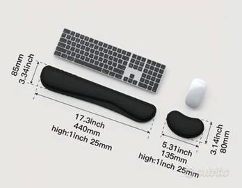cuscino per tastiera e mouse