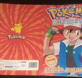 Album figurine vintage 1999 Pokemon 1 serie anime