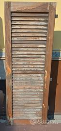1 anta destra di una persiana in legno 150 x 51 
