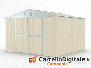 Box struttura lamiera Acciaio 327x307cm avorio