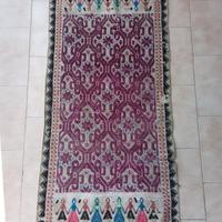 Antico Tappeto copri cassa Sardo