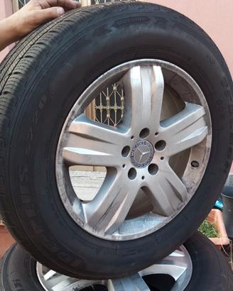 Cerchi+gomme Mercedes 