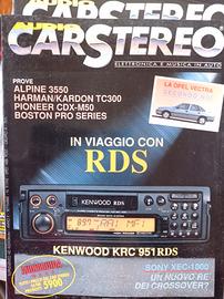 rivista AUDIO CAR STEREO n° 3 del 1990