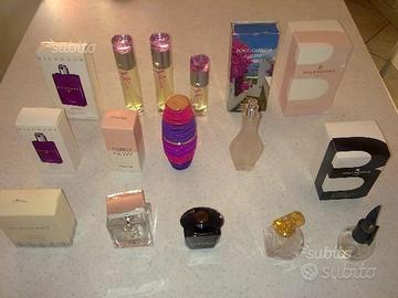 Bottiglie profumi vuote da collezione originali