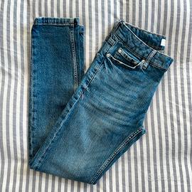 Pantaloni jeans Topman blu scuro uomo W28