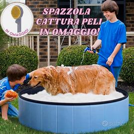 Piscina Pieghevole per Cani Robusta 160X30cm