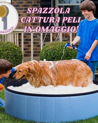 Piscina Pieghevole per Cani Robusta 160X30cm