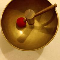 campana tibetata fatta a mano 28,5 cm