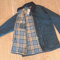 Barbour Beaufort uomo tg.42 Navy  NUOVO 