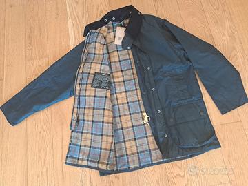 Barbour Beaufort uomo tg.42 Navy  NUOVO 