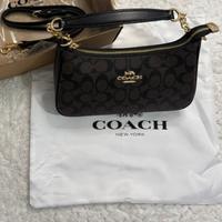 Borsa Coach nera e marrone in pelle – mini bag ele