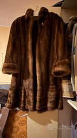 Cappotto di pelliccia in vero visone maschio
