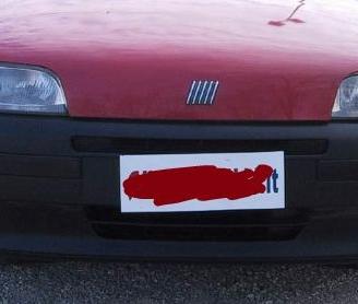 Paraurti  Punto cerchi 13 14 seicento