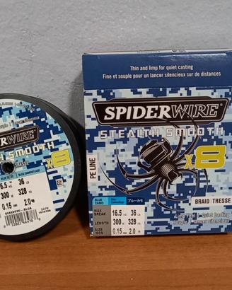 TRECCIATO SPIDERWIRE 0.15 BLUCAMO 33 lb