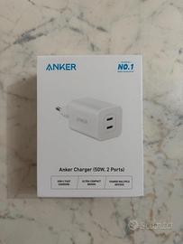 Caricabatterie Anker 50W 2 porte Sigillato (Apple)